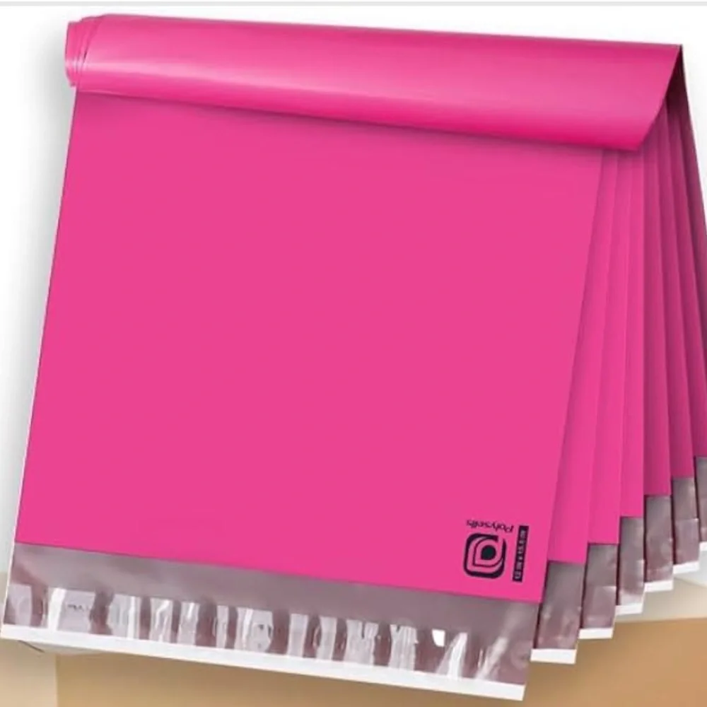 Pink 10” x 13” polymailers